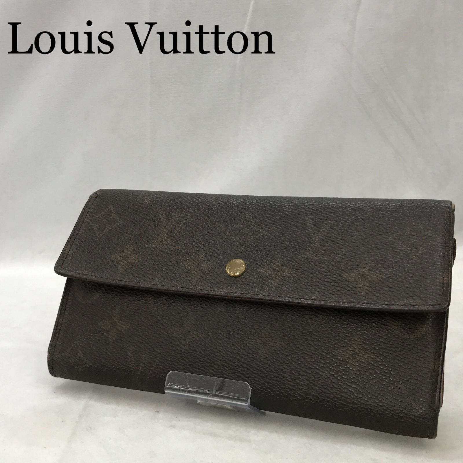 LOUIS VUITTON モノグラム ポルト トレゾール M61215 三つ折り長財布 