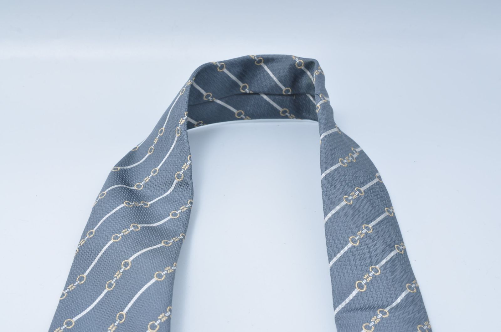 CELINE セリーヌ ネクタイ Silk シルク マカダム柄 トリオンフ Men's