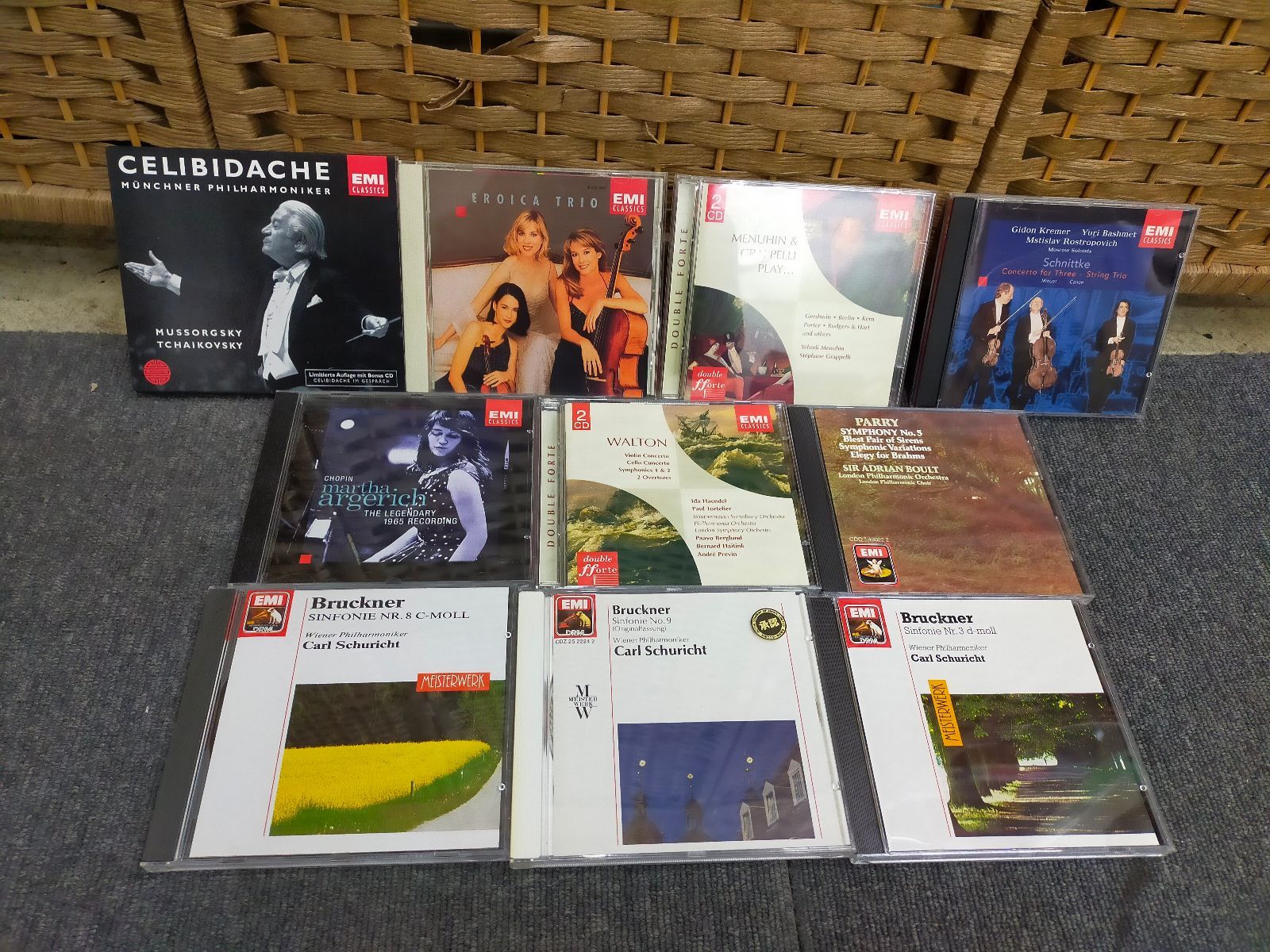 E13-20260220-02 EMIクラシックCD10枚セット ブルックナー シュリヒト