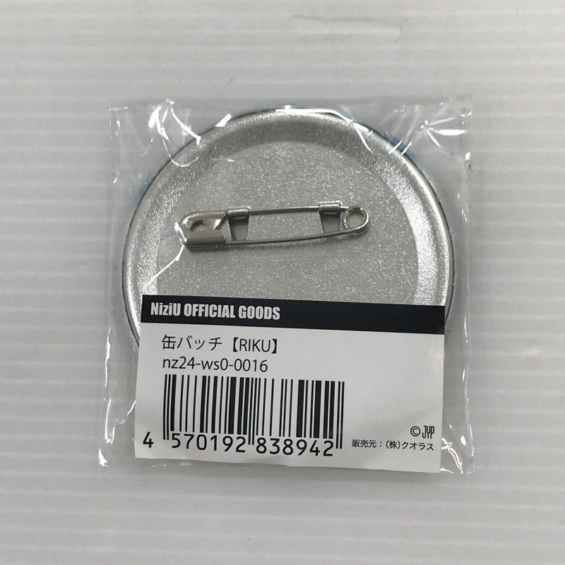 中古品】 NiziU リク RIKU グッズセット ユニフォーム(M)/タオル/缶