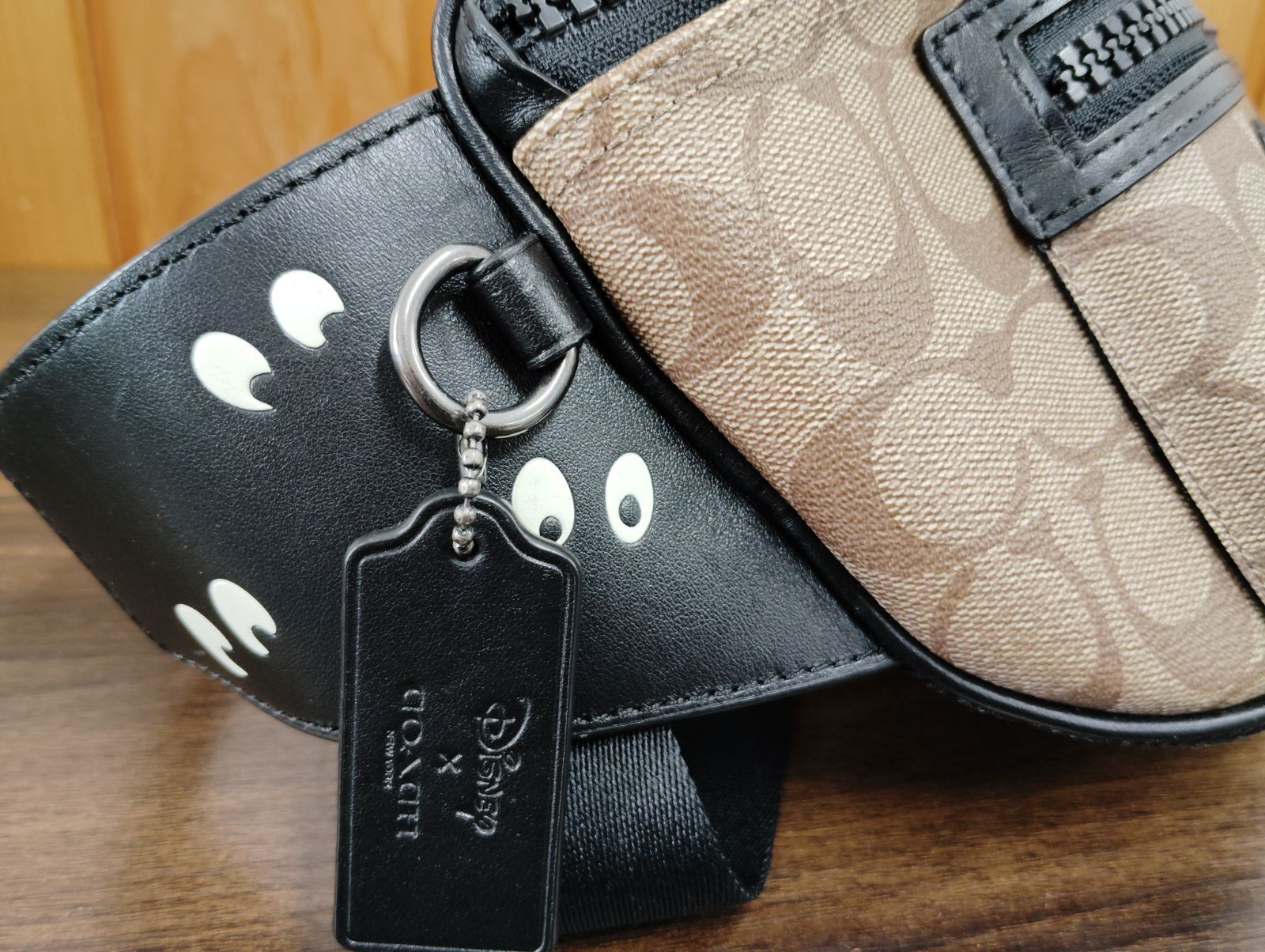 2623H52】 汚れあり COACH コーチ Disney 白雪姫 コラボ ウエスト