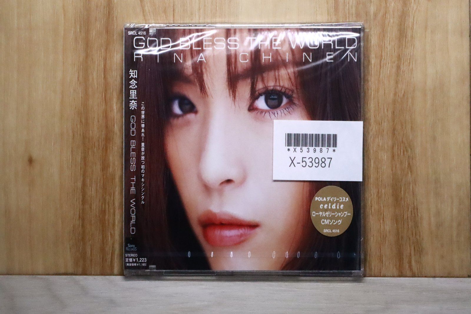 国内盤CD☆知念里奈/Rina Chinen□ GOD BLESS THE WORLD 【SRCL4516