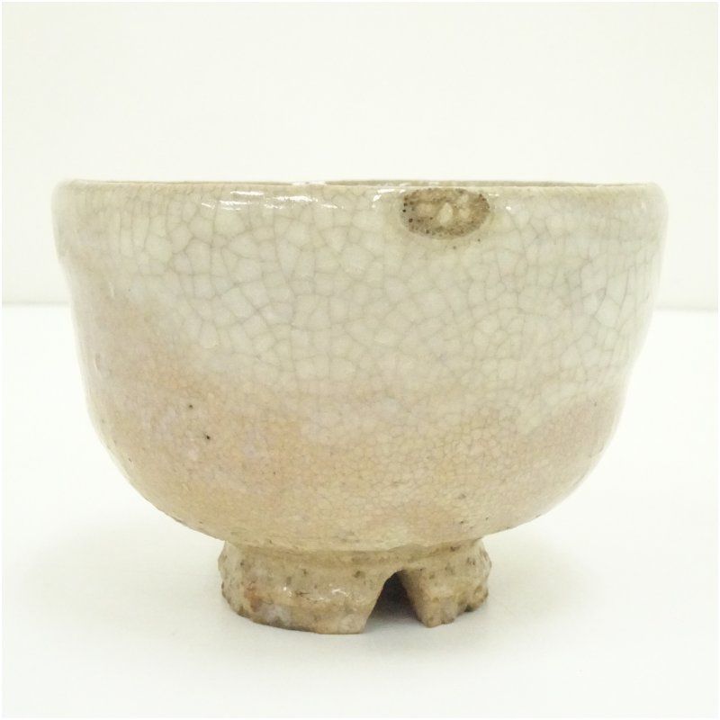萩焼 十一代田原陶兵衛 茶碗 長期保管品 共箱・共布・栞付き 萩焼 茶碗