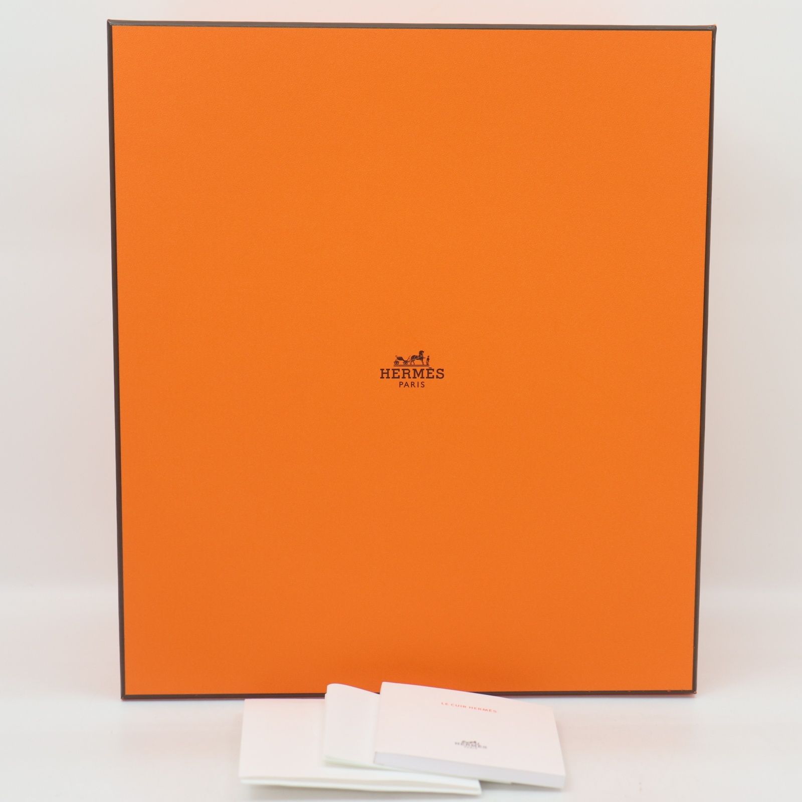 ITRLM3CI5GGO HERMES エルメス 空き箱 バーキン25 1497□ オレンジ