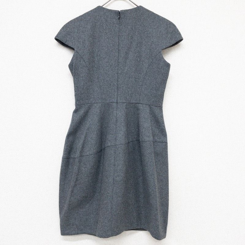 YOKOCHAN ヨーコチャン ワンピース 半袖 ウール グレー 日本製