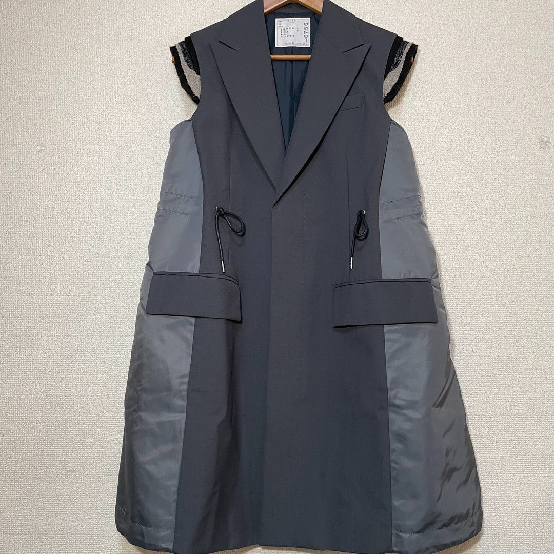 sacai サカイ ドッキング スーチングベスト MA1コート - メルカリ