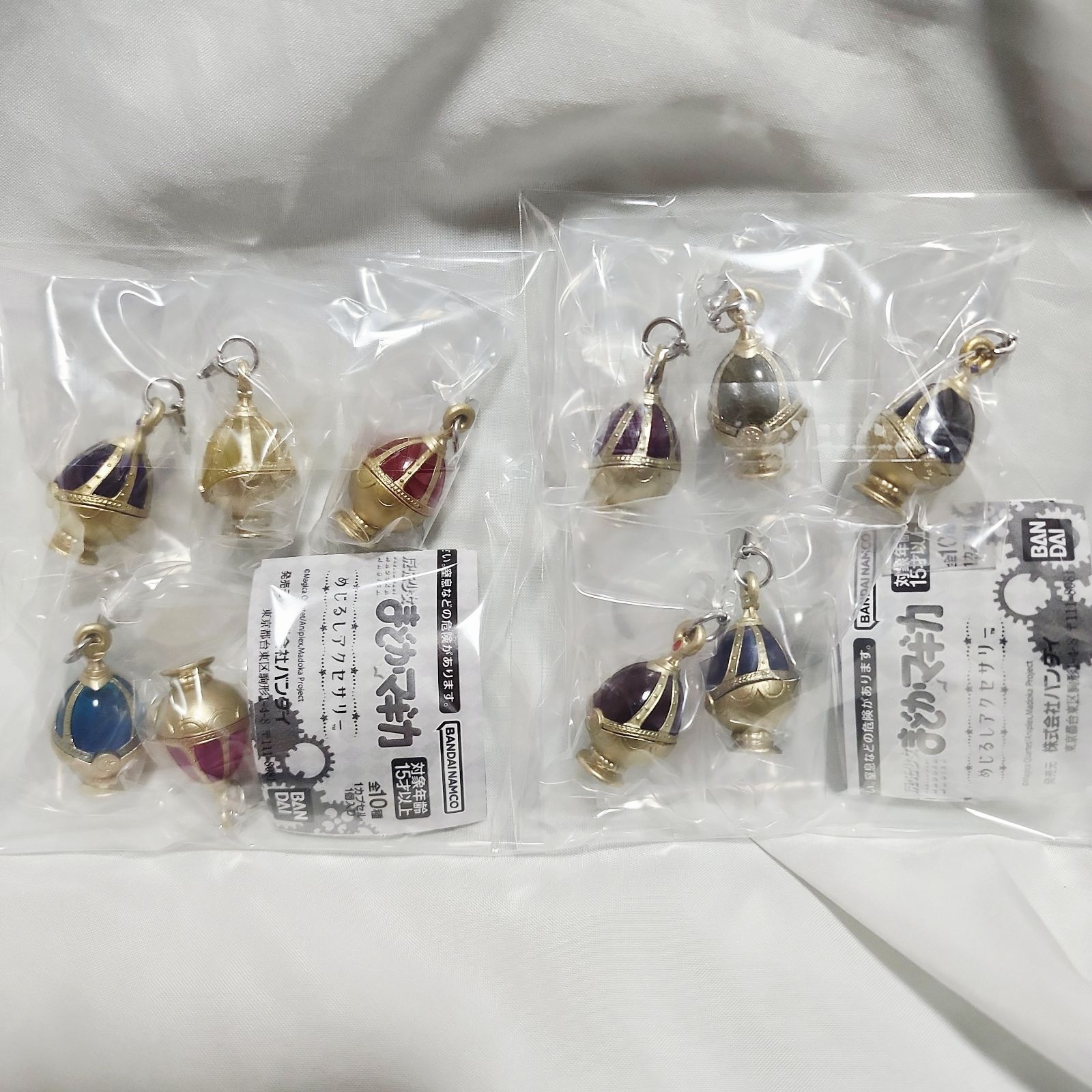 全10種 コンプ 魔法少女 まどか☆マギカ めじるしアクセサリー ガチャ