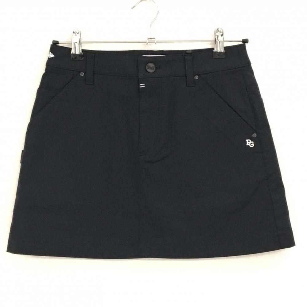 【新品】パーリーゲイツ スカート ダークネイビー シンプル ロゴ刺しゅう ストレッチ レディース 0(S) ゴルフウェア PEARLY GATES ゴルフ 【新品】パーリーゲイツ スカート ダークネイビー シンプル