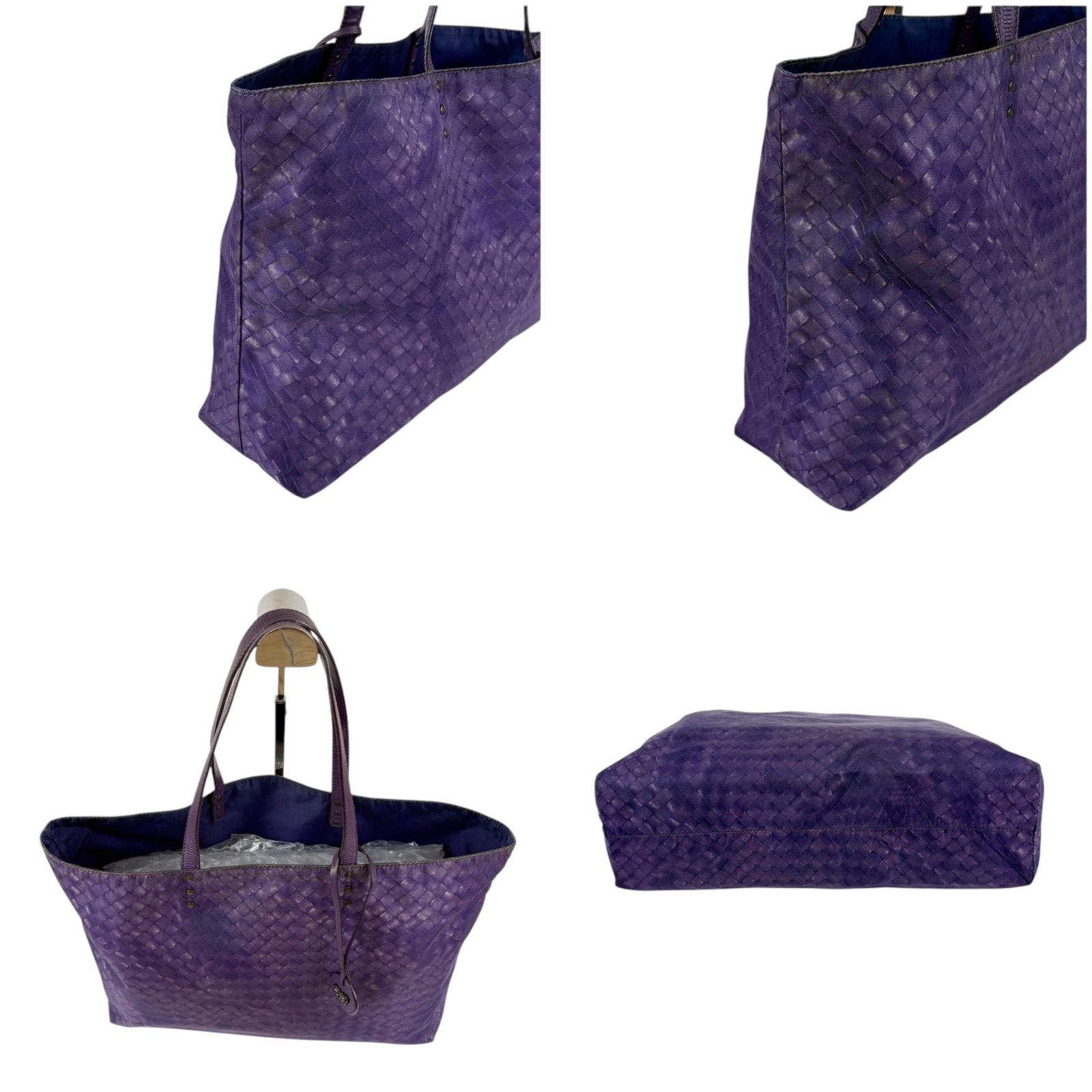 ボッテガヴェネタ BOTTEGA VENETA イントレチャートプリント トート