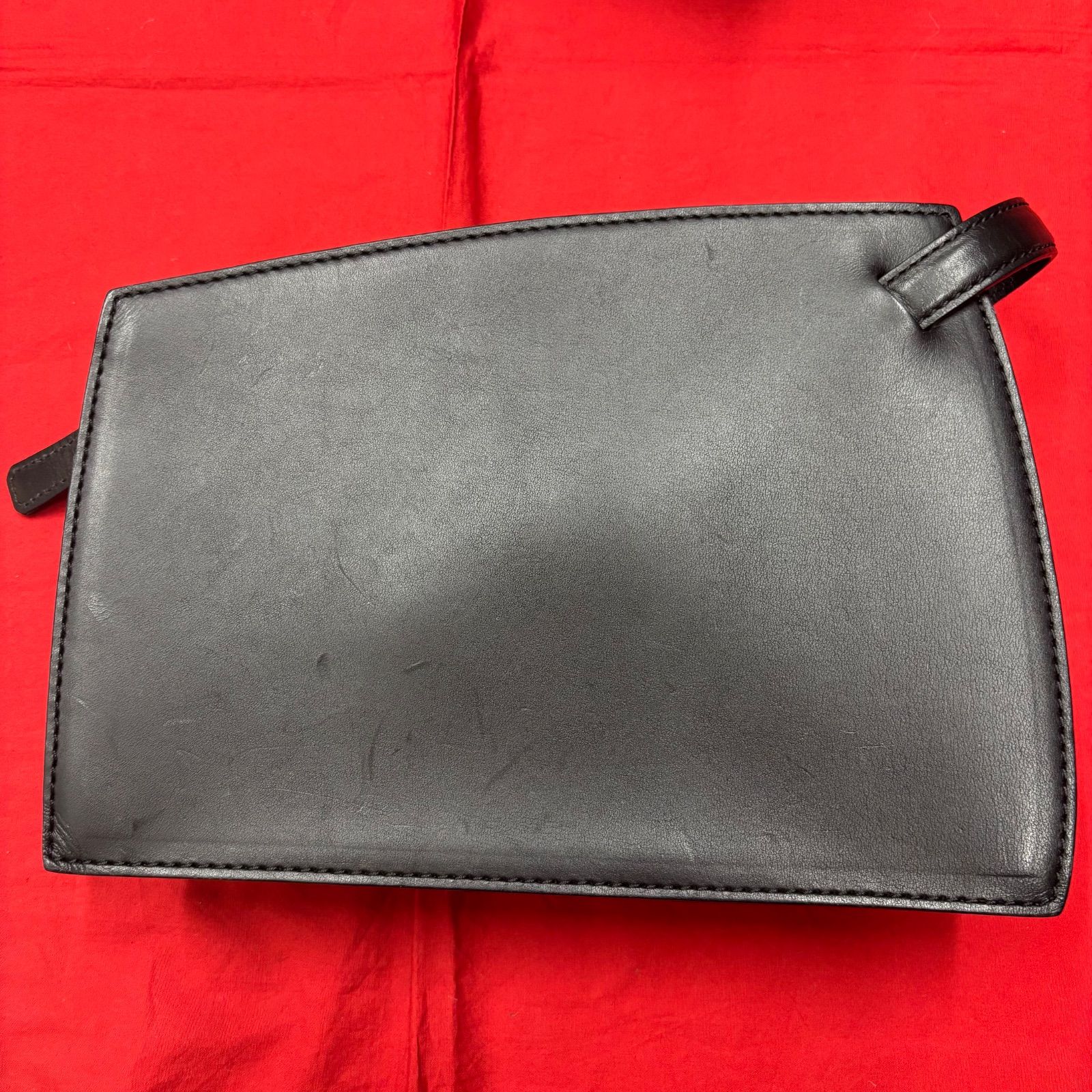 土屋鞄/セカンドバッグ/レザー/コンフィオヌメ革ベルト 土屋鞄 セカンドバッグ ヌメ革 コンフィオ 黒 - メルカリ