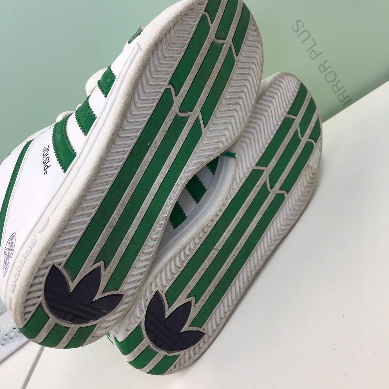 adidas アディダス PISTOL PETE スニーカー 26.5cm ホワイト グリーン