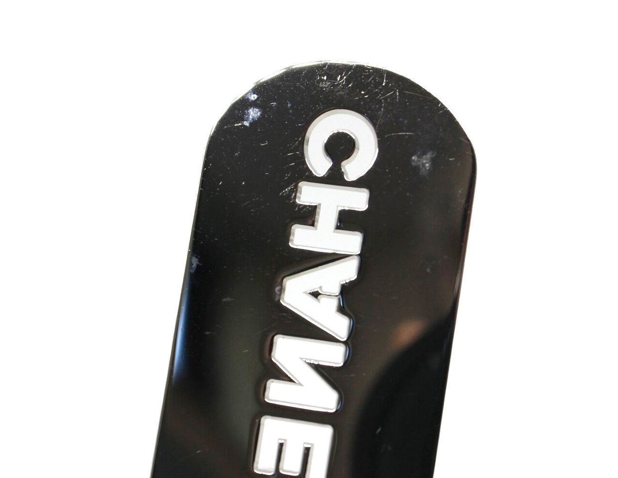 シャネル チャーム キーホルダー プレート ロゴ チェーン バッグ