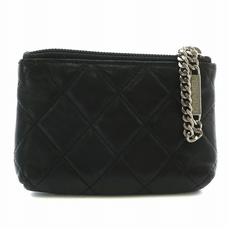 シャネル CHANEL カンボンライン 15番台 小銭入れ コインケース レザー 