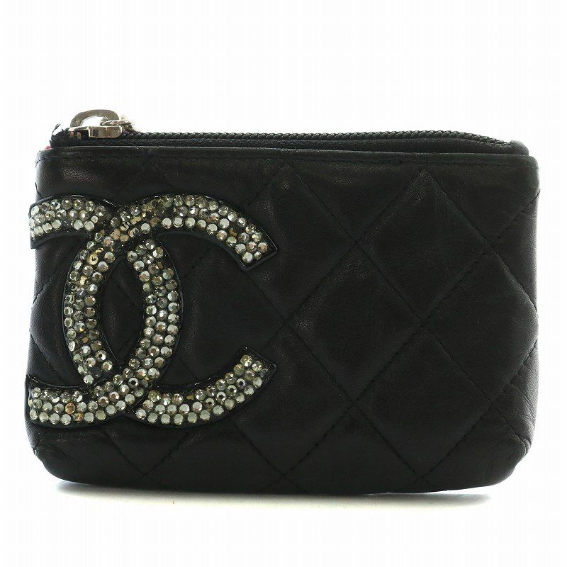 シャネル CHANEL カンボンライン 15番台 小銭入れ コインケース レザー 