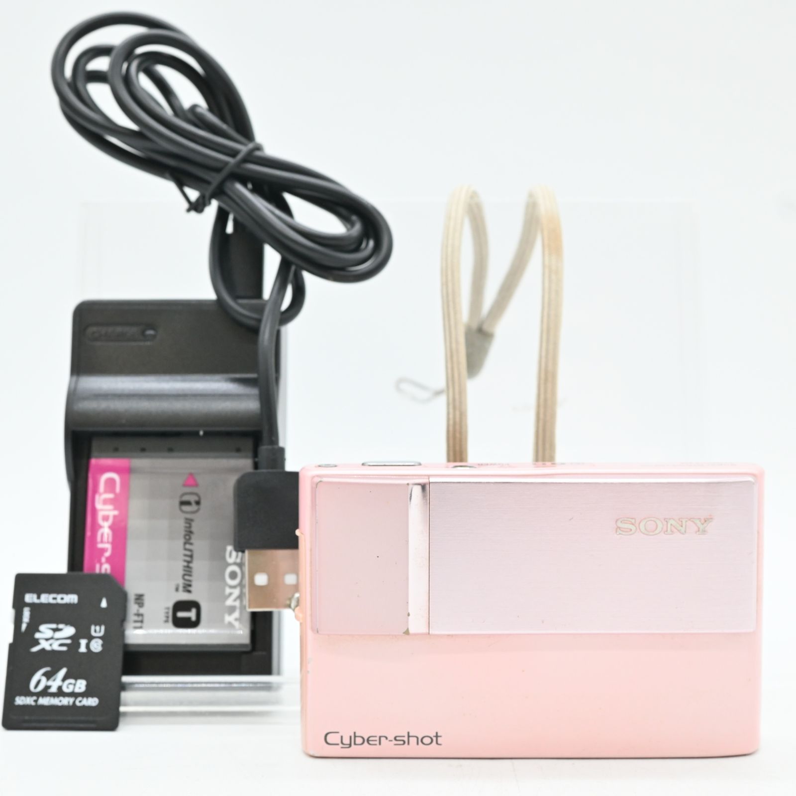 良品】ソニー SONY デジタルカメラ サイバーショット DSC-T10 シルバー