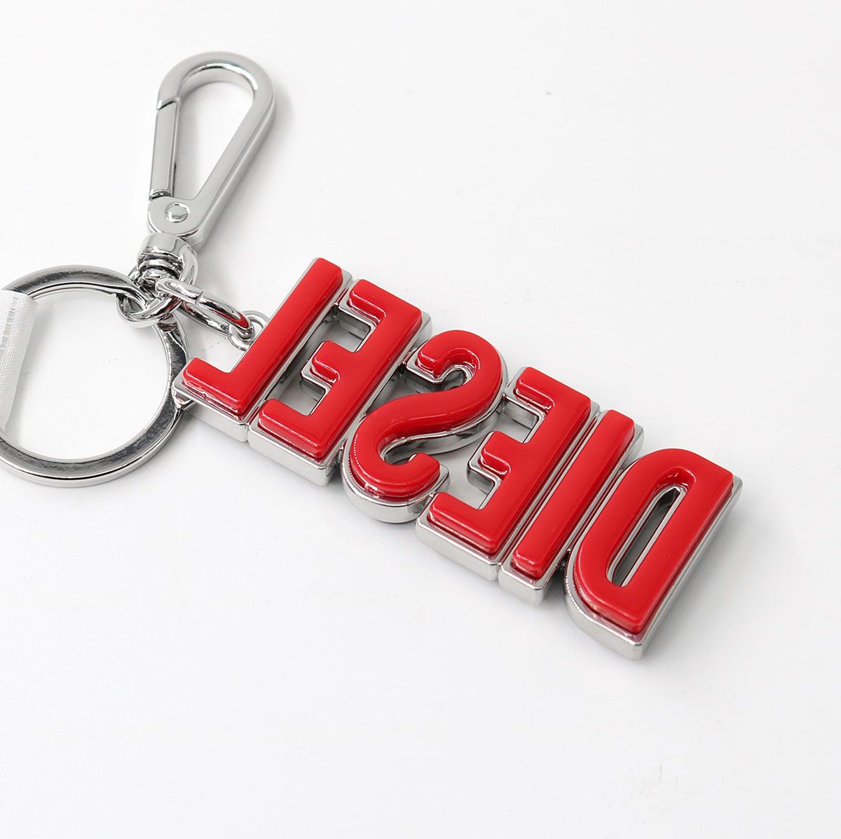 □DIESEL ディーゼル キーホルダー X10294 P8097 DSL 3D KEY RING
