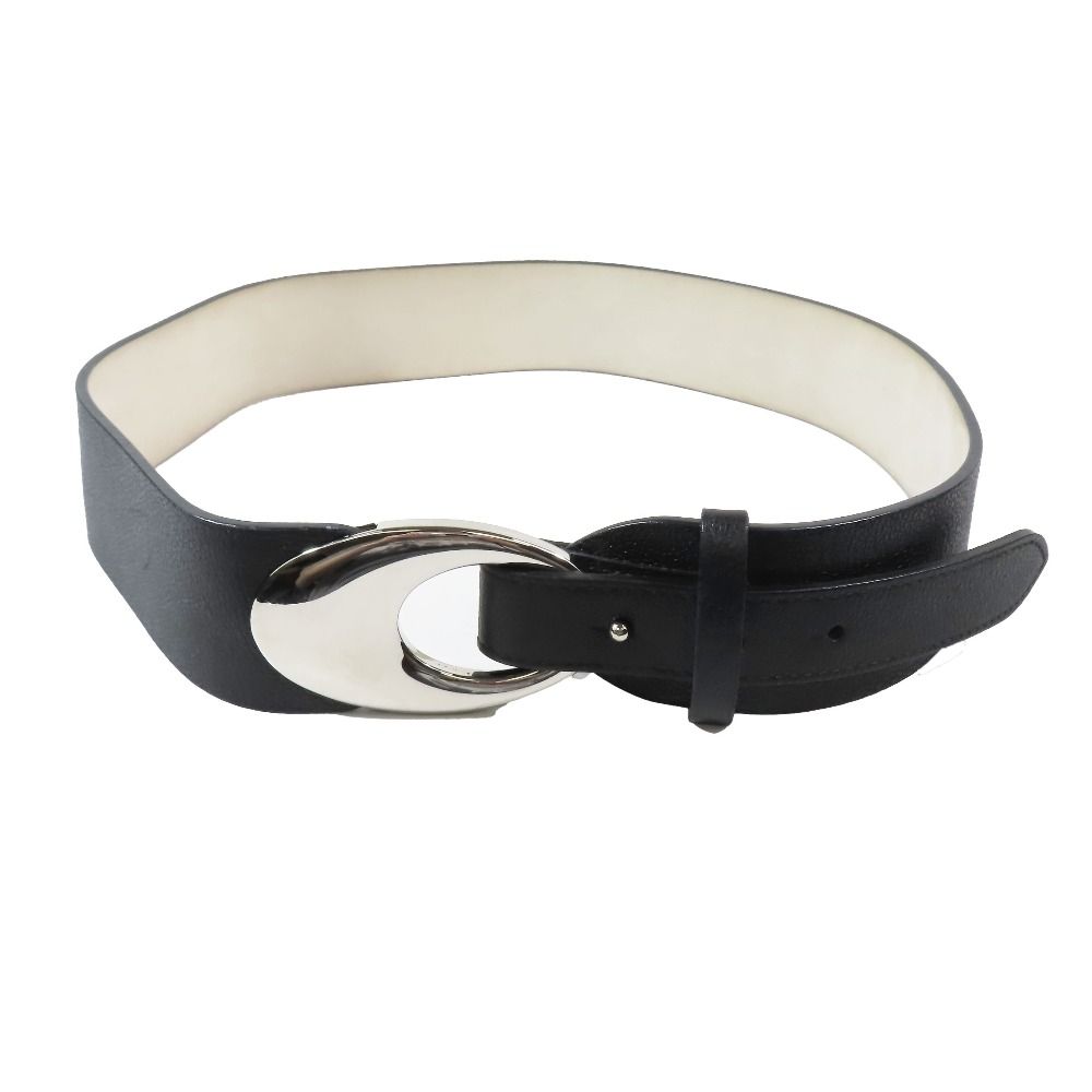 美品 BVLGARI ブルガリ レザー ラグジュアリー ラウンドバックル