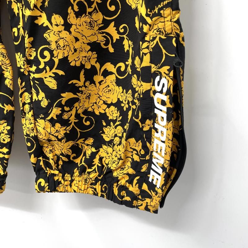 【中古】Supreme 20SS Warm Up Pants Black Floral サイズM イエロー/ブラック パンツ シュプリーム[17][240017754492] 中古】Supreme 20SS Warm Up Pants Black Floral サイズXL イエロー