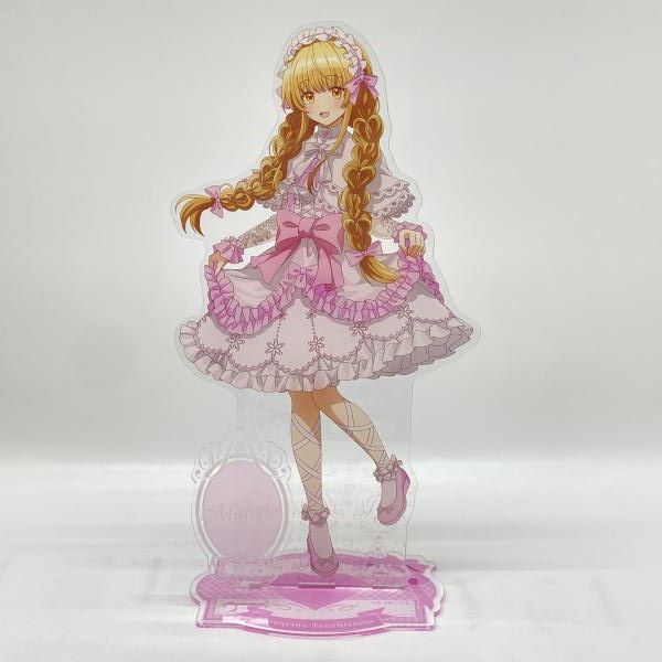S賞 BIGアクリルスタンド 椎名真昼 ゴスロリ衣装 中古】現状品）椎名真昼 BIGアクリルスタンド ホワイトロリータver[24