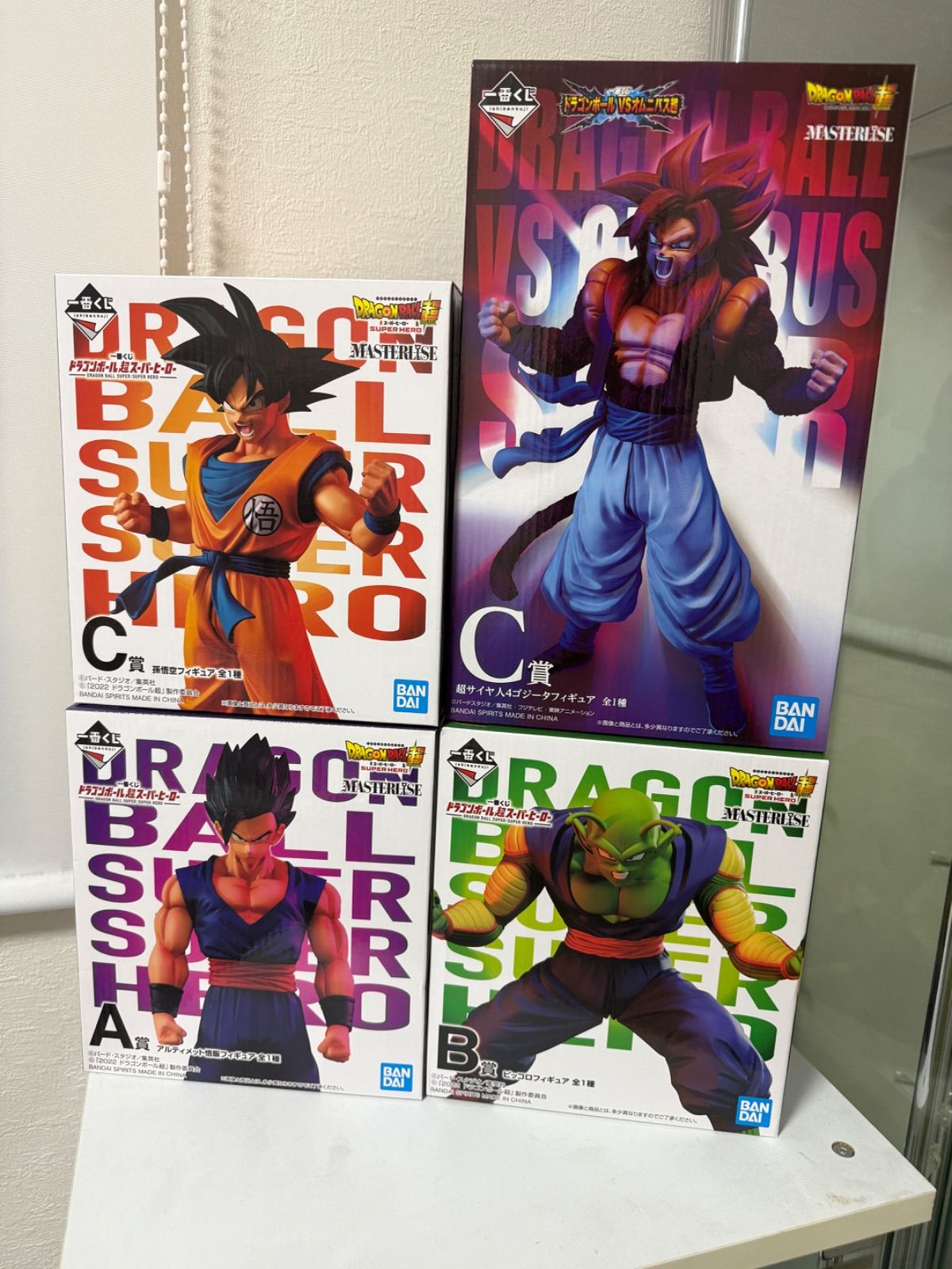 人気まとめ売り】ドラゴンボール 一番くじ MASTERLISE 4体セット