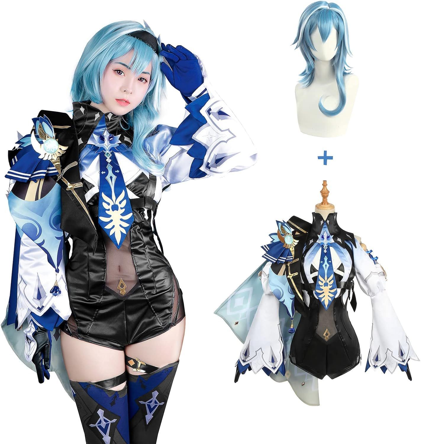 神併良品] エウルア コスプレ 原神 ウィッグ付き 仮装 イベント 大人用
