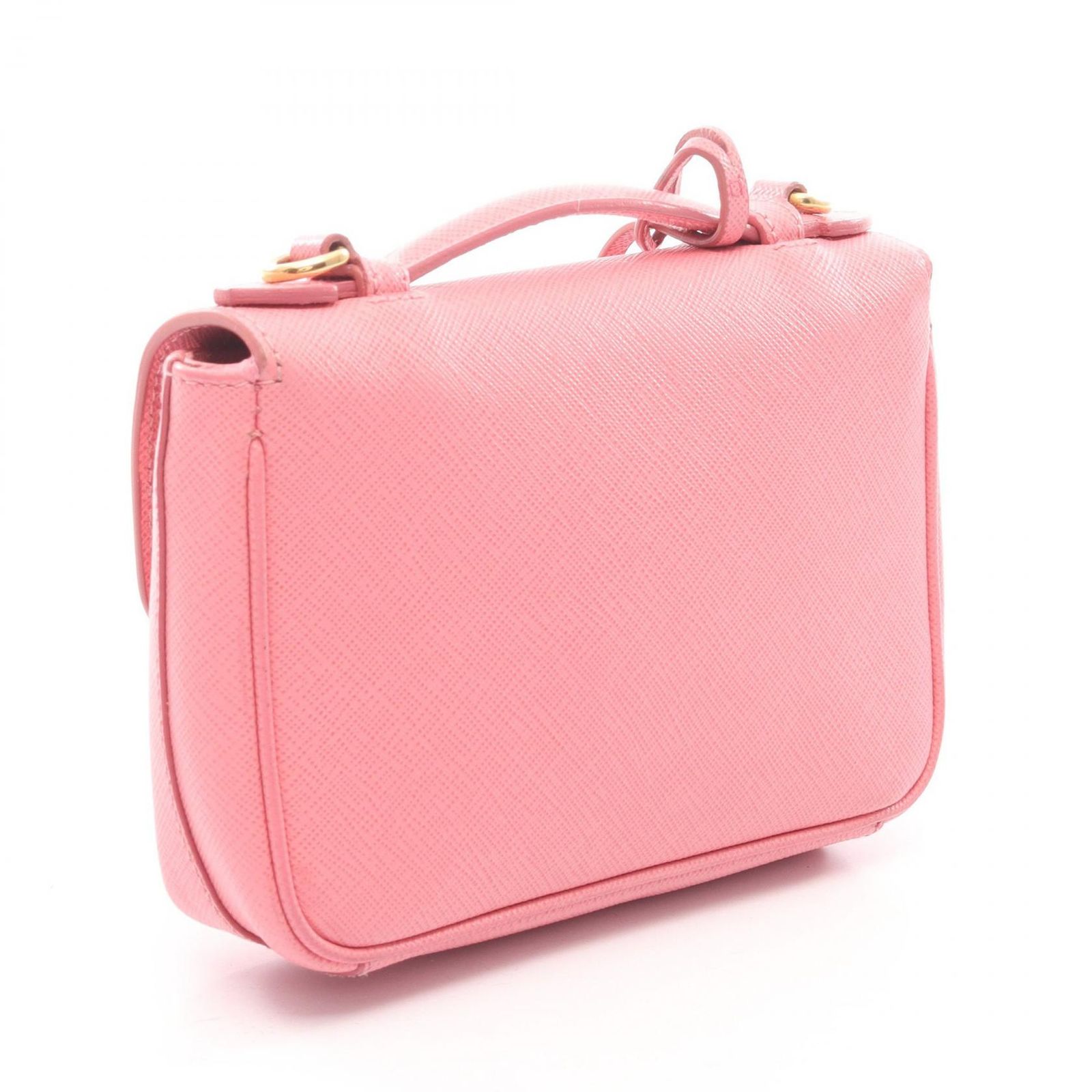 プラダ PRADA ハンドバッグ ピンク サフィアーノレザー ショルダー
