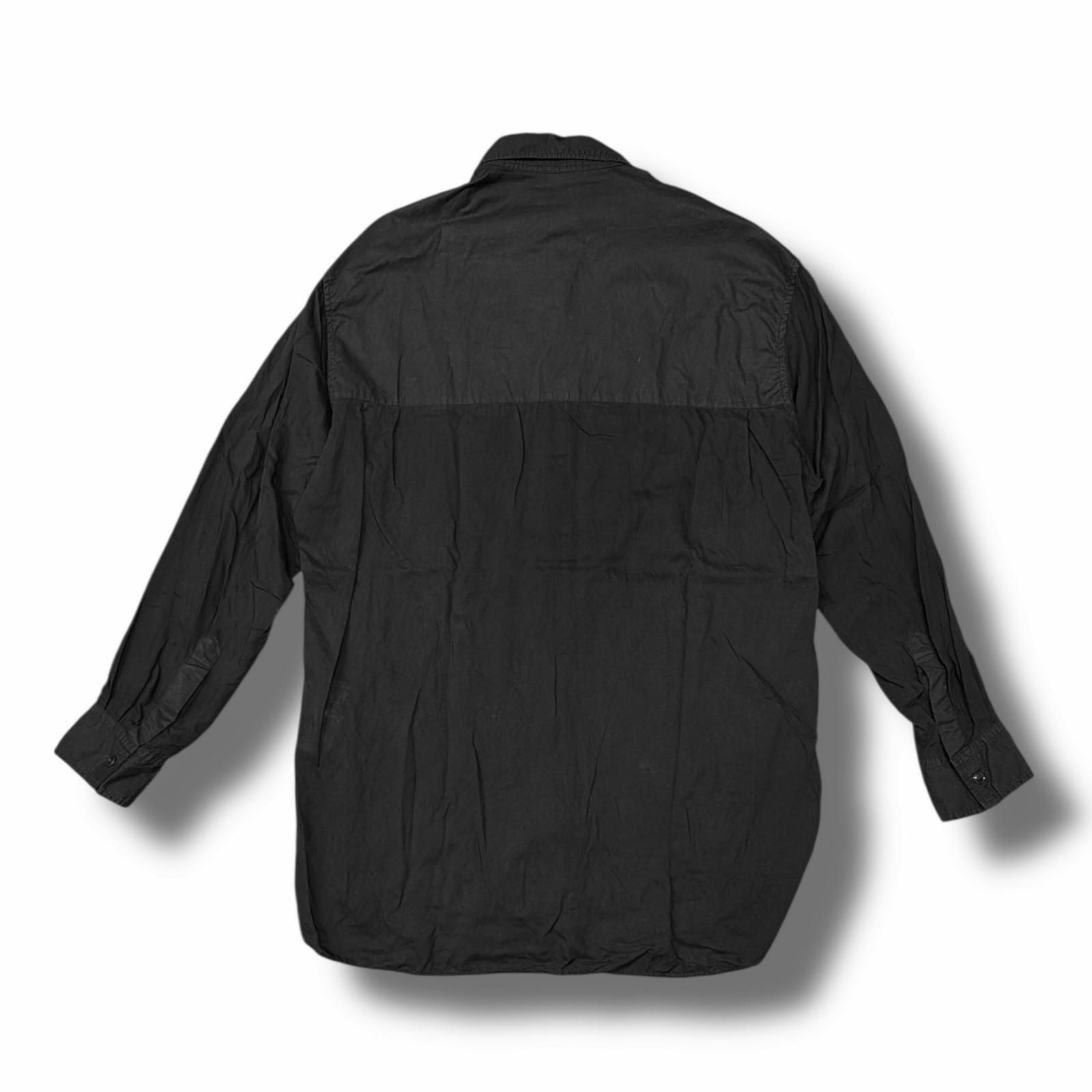 ヨウジヤマモト ロングシャツ テンセル　2018SS Yohji Yamamoto POUR HOMME 18SS テンセルロングシャツ 長袖 シャツ