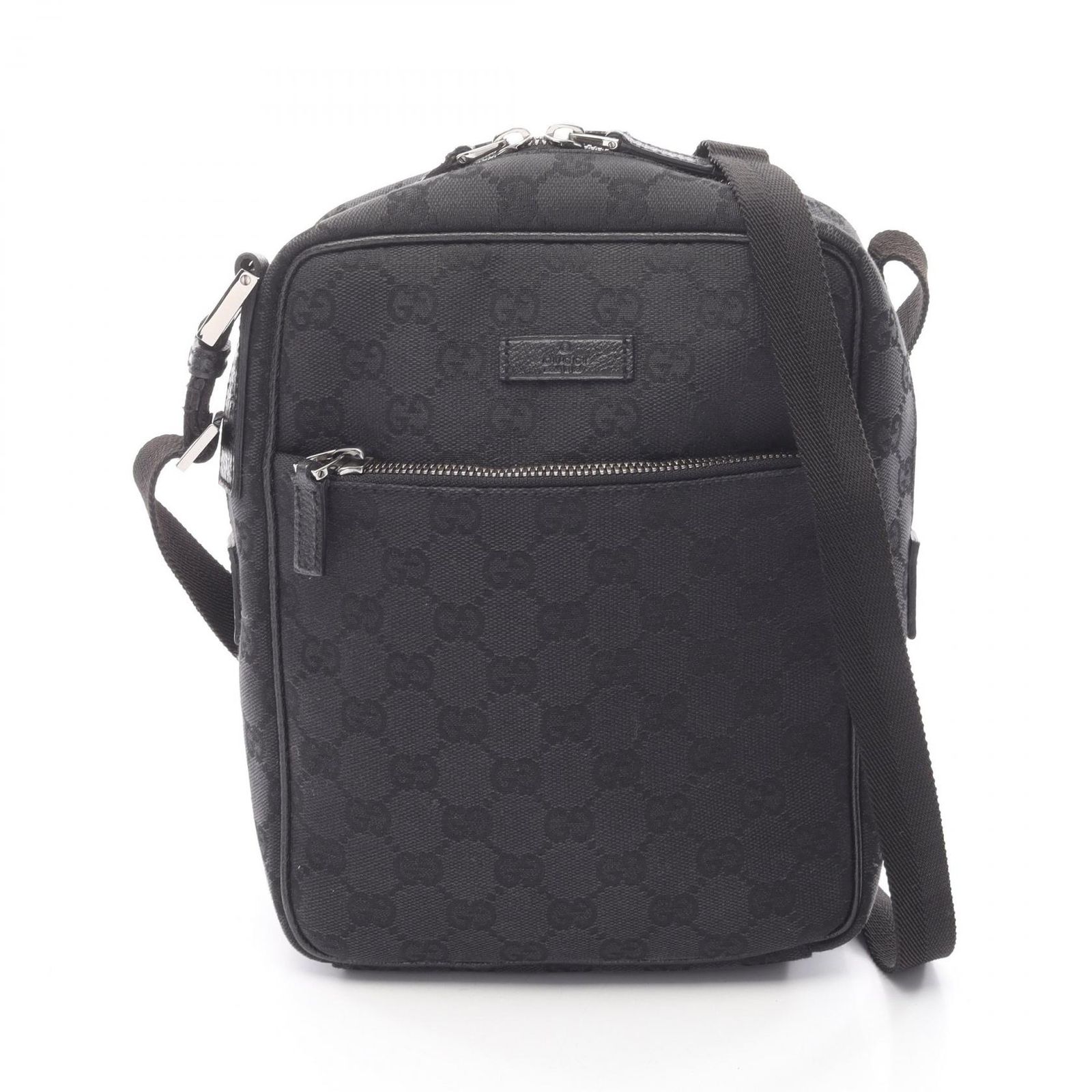 グッチ GUCCI ショルダーバッグ GGキャンバス 03136 ブラック 