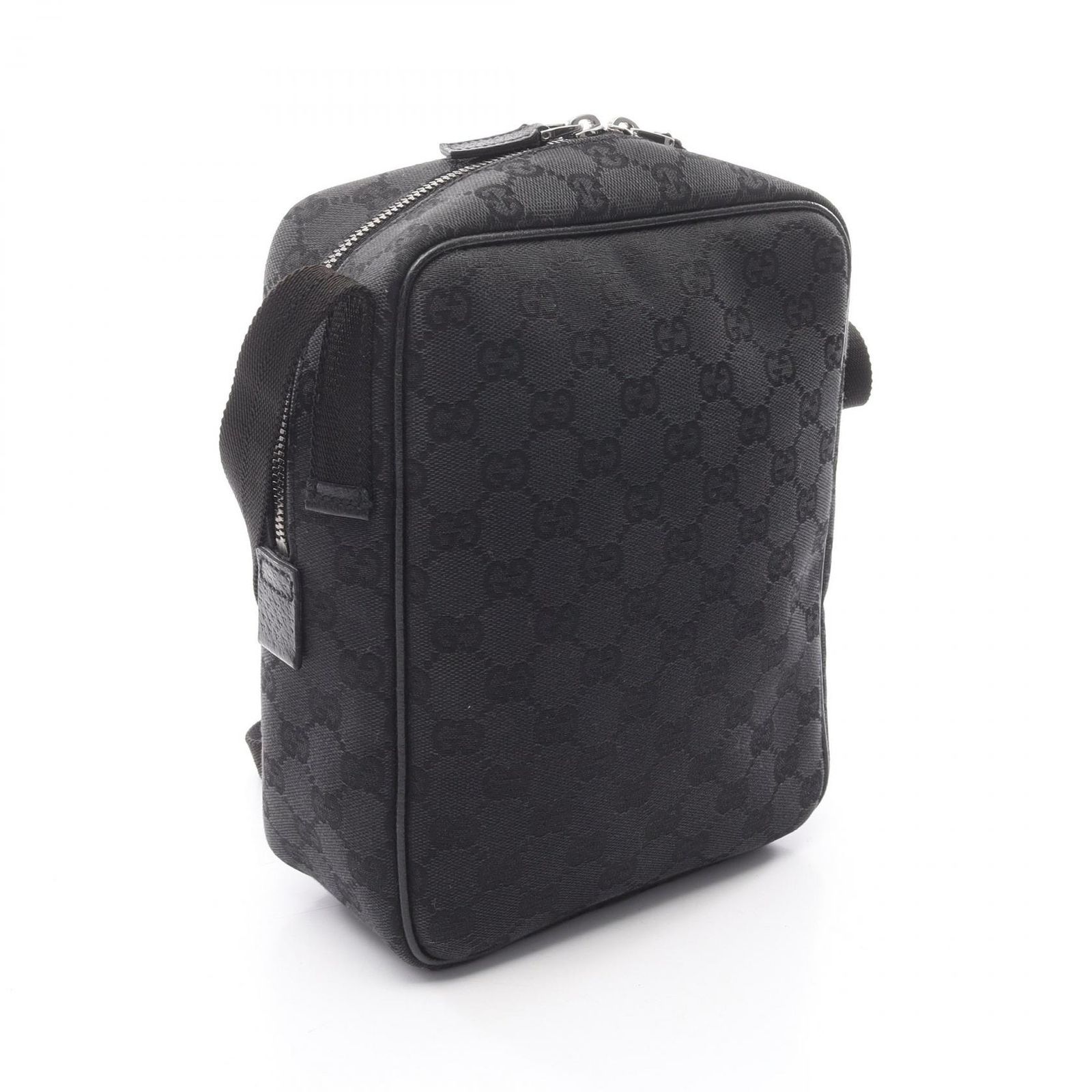グッチ GUCCI ショルダーバッグ GGキャンバス 03136 ブラック 