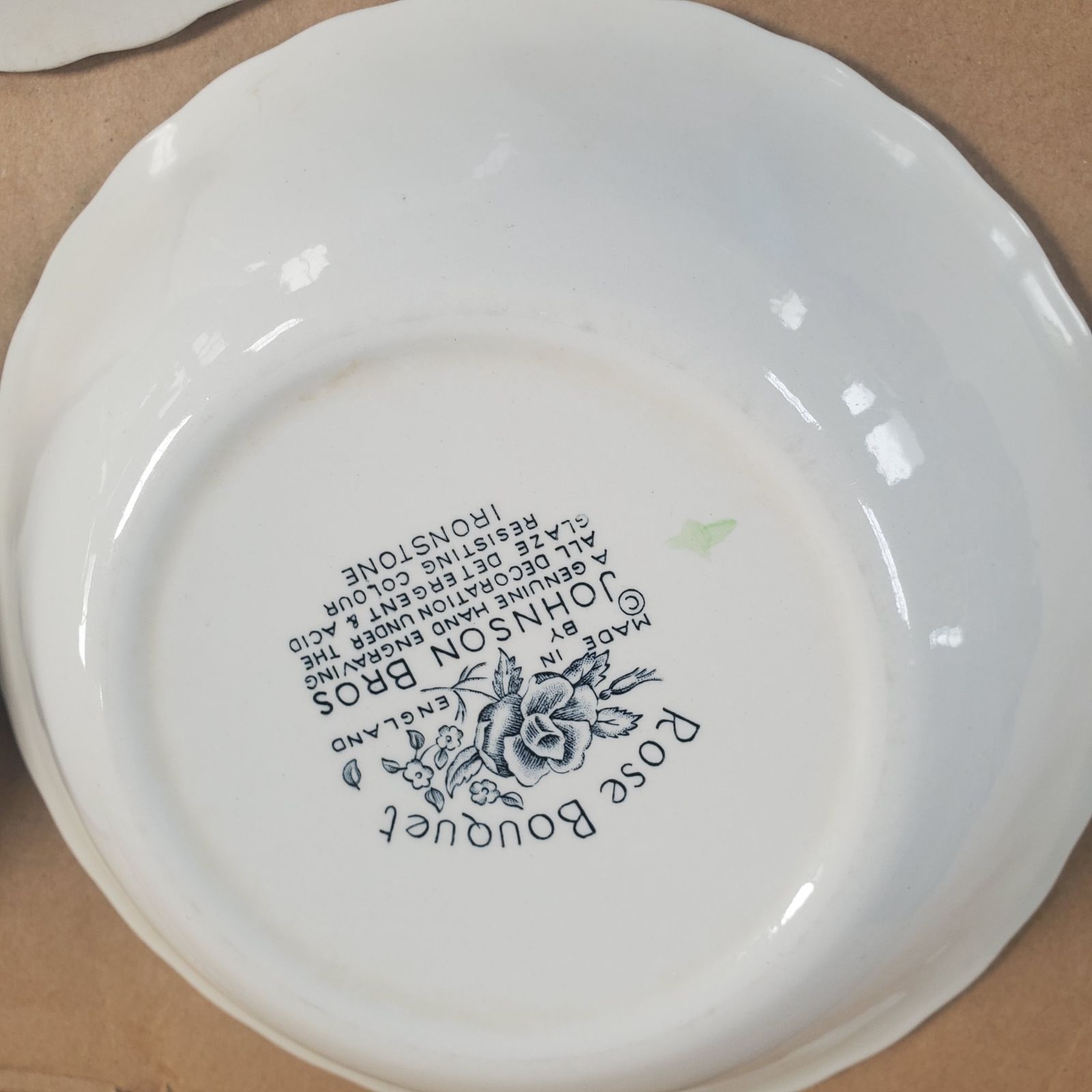 5枚セット ジョンソンブラザーズ JOHNSON BROTHERS ローズブーケ 皿