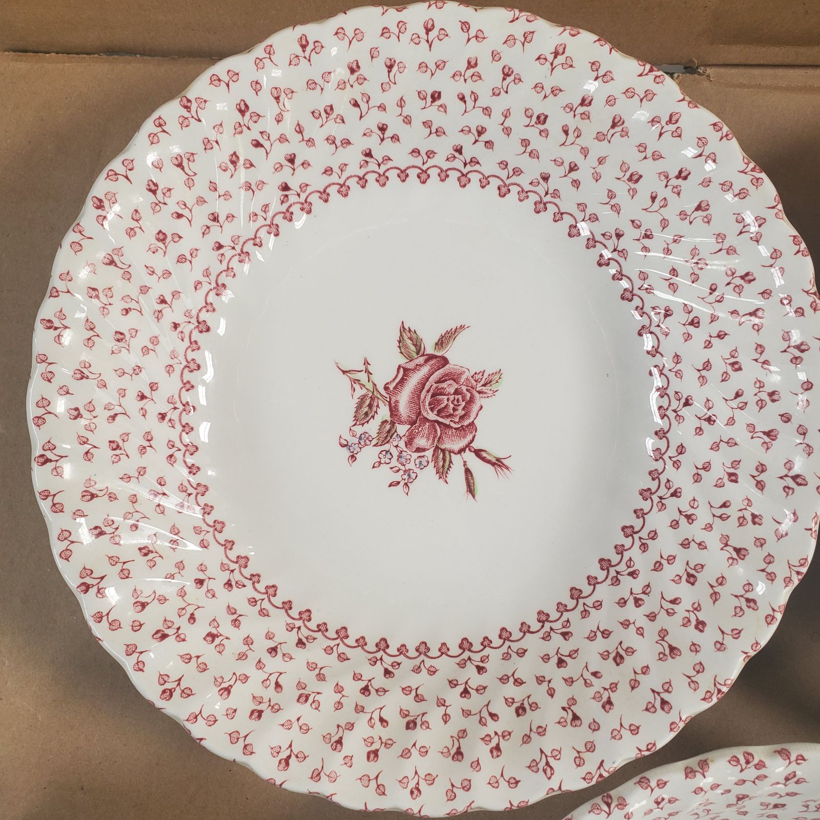 5枚セット ジョンソンブラザーズ JOHNSON BROTHERS ローズブーケ 皿