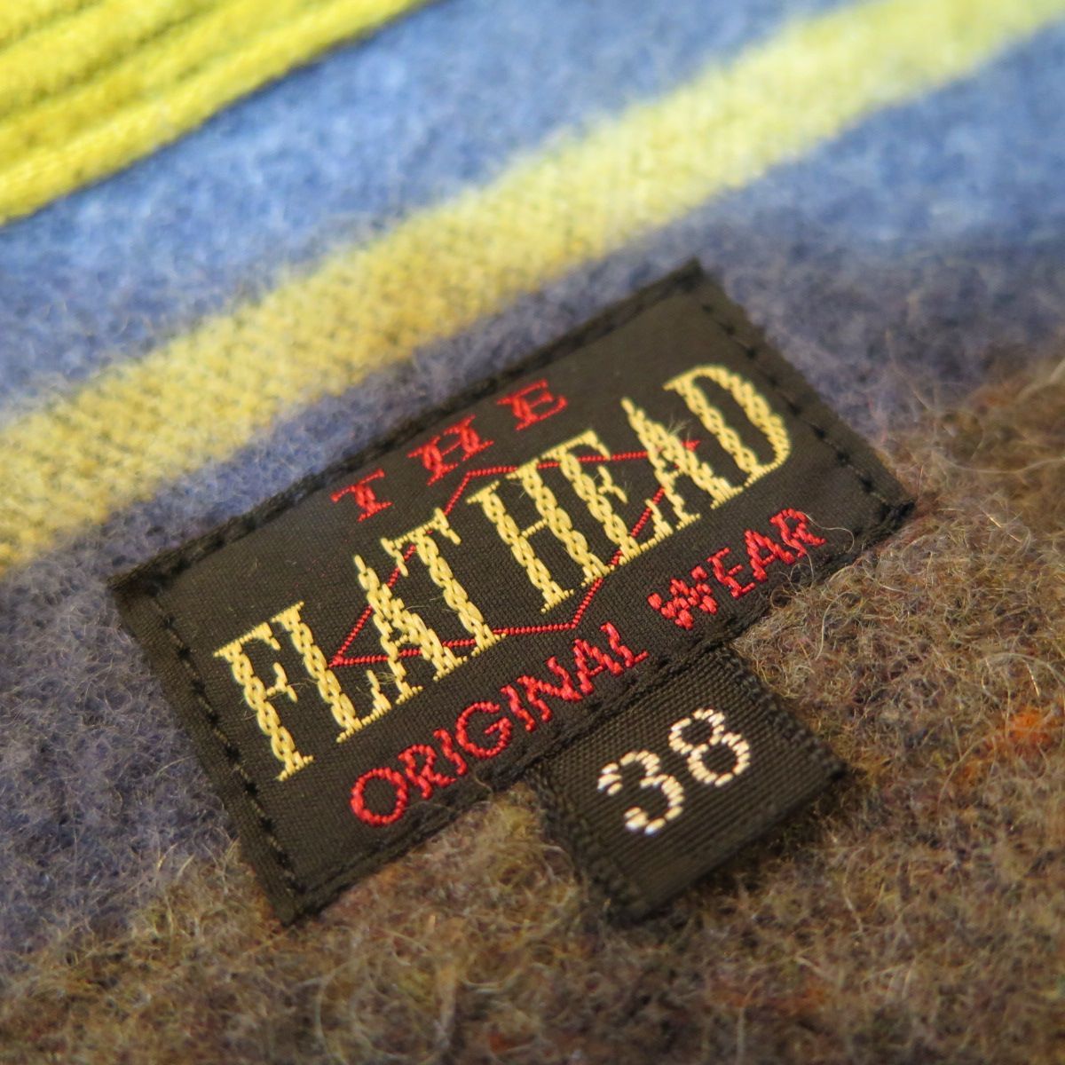 フラットヘッド】 14.5oz 左綾ジンバブエコットン デニム ブランケット 