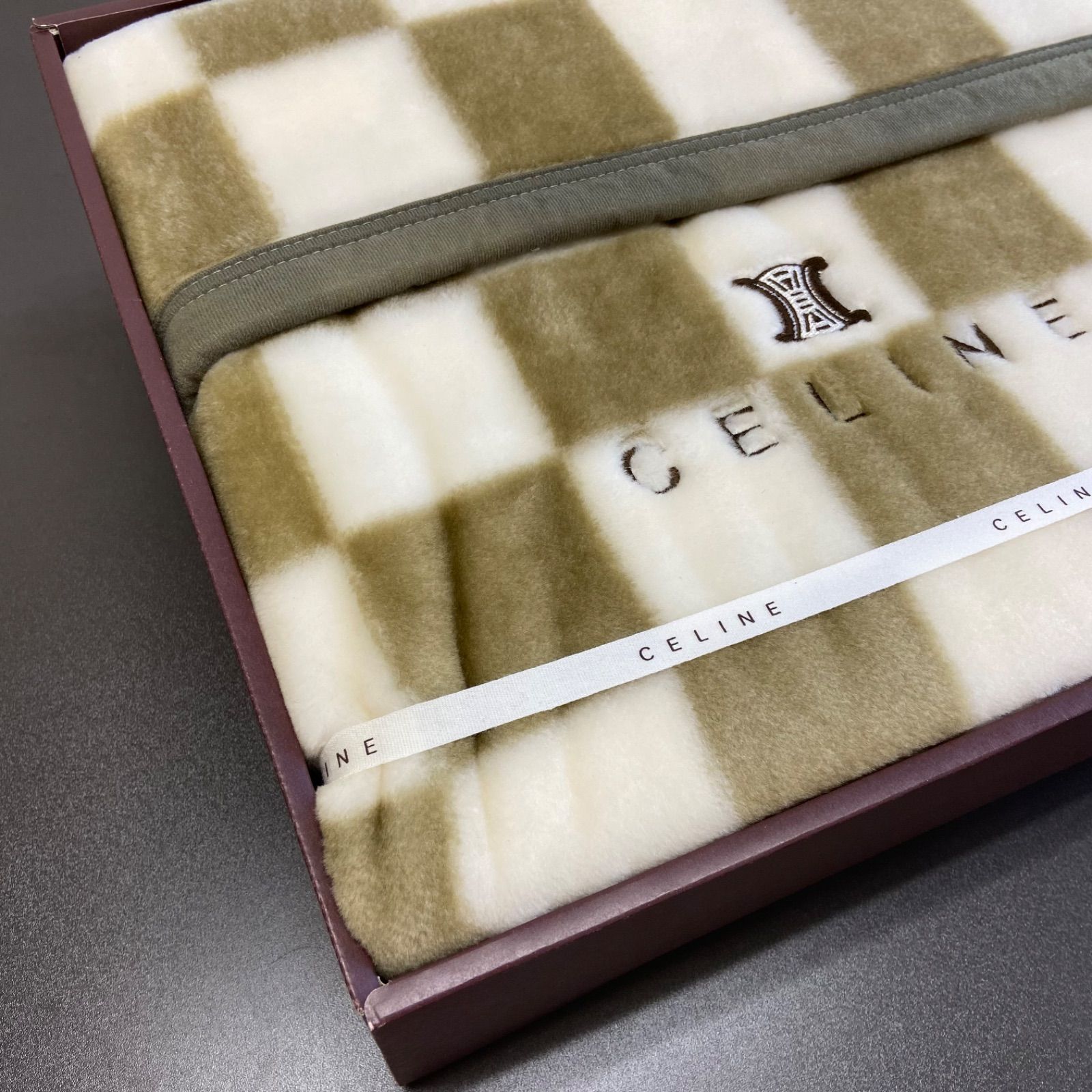 寝具 早い者勝ち☆セリーヌ ミンクタッチ毛布