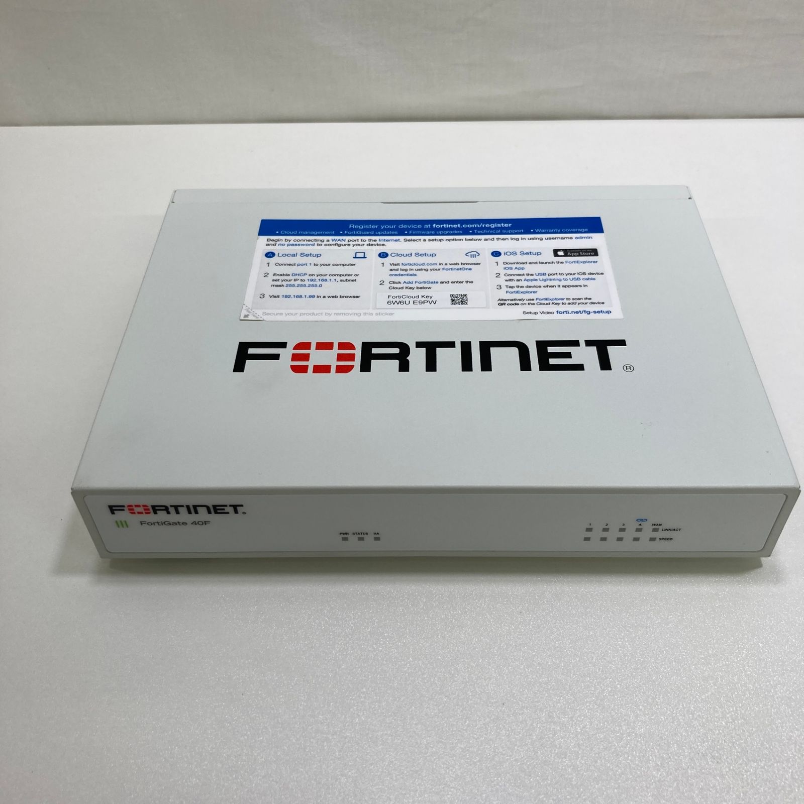 【中古】 FortiGate 40F（初期化済み） 中古】FortiGate 40F 初期化済 7日間保証 - メルカリ