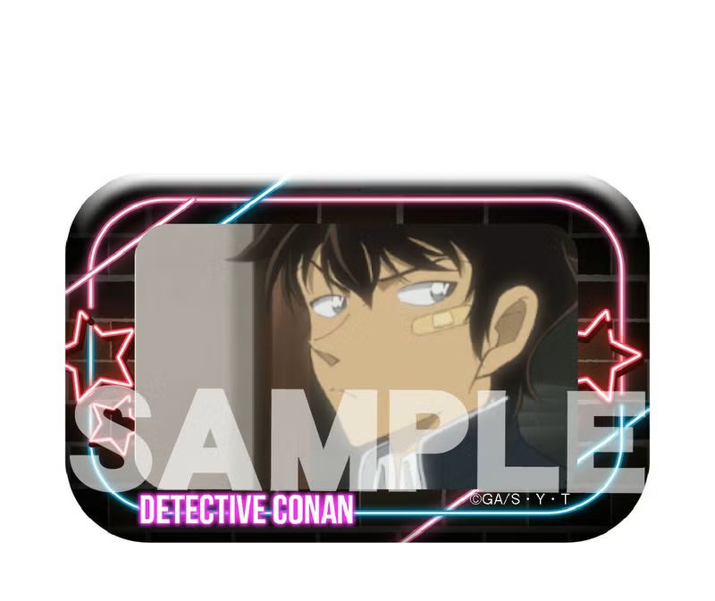 松田陣平 名探偵コナン メモリアルカット缶バッジ コナン グッズ 缶