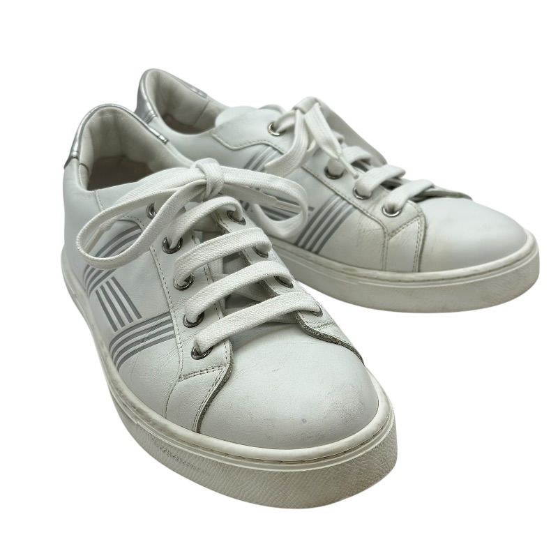 エルメス HERMES アヴァンタージュ ローカットスニーカー ホワイト