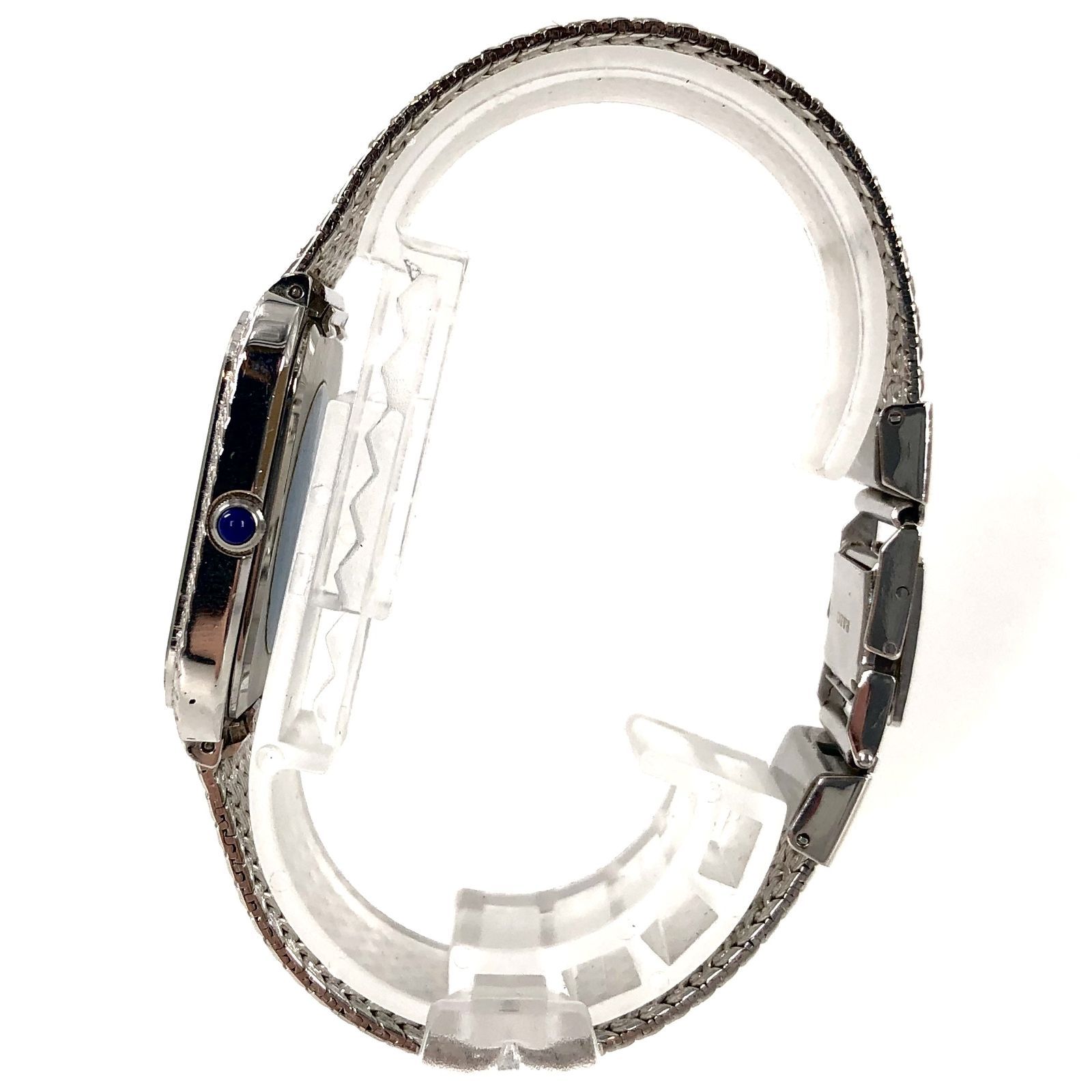 RADO ラドー 128.9500.2 QZ/SS スクエア シルバー文字盤 メンズ腕時計 