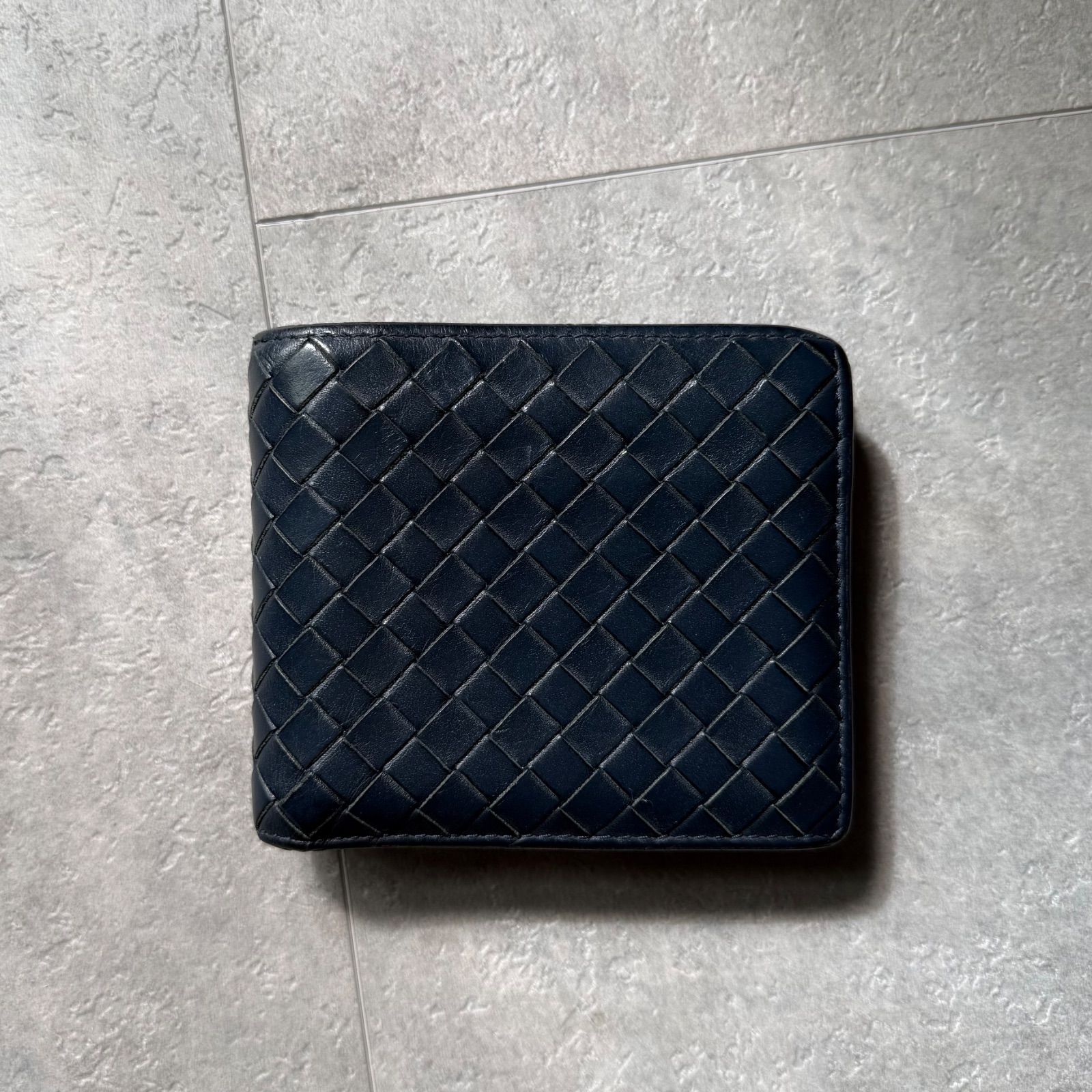 BOTTEGA VENETA ボッテガヴェネタ イントレチャート 二つ折り財布 