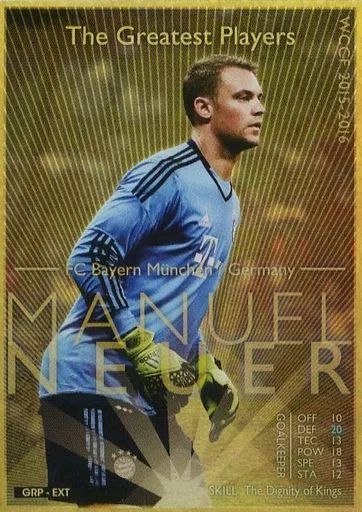 中古】WCCF GRP-EXT[プロモーションカード]：マヌエル・ノイアー