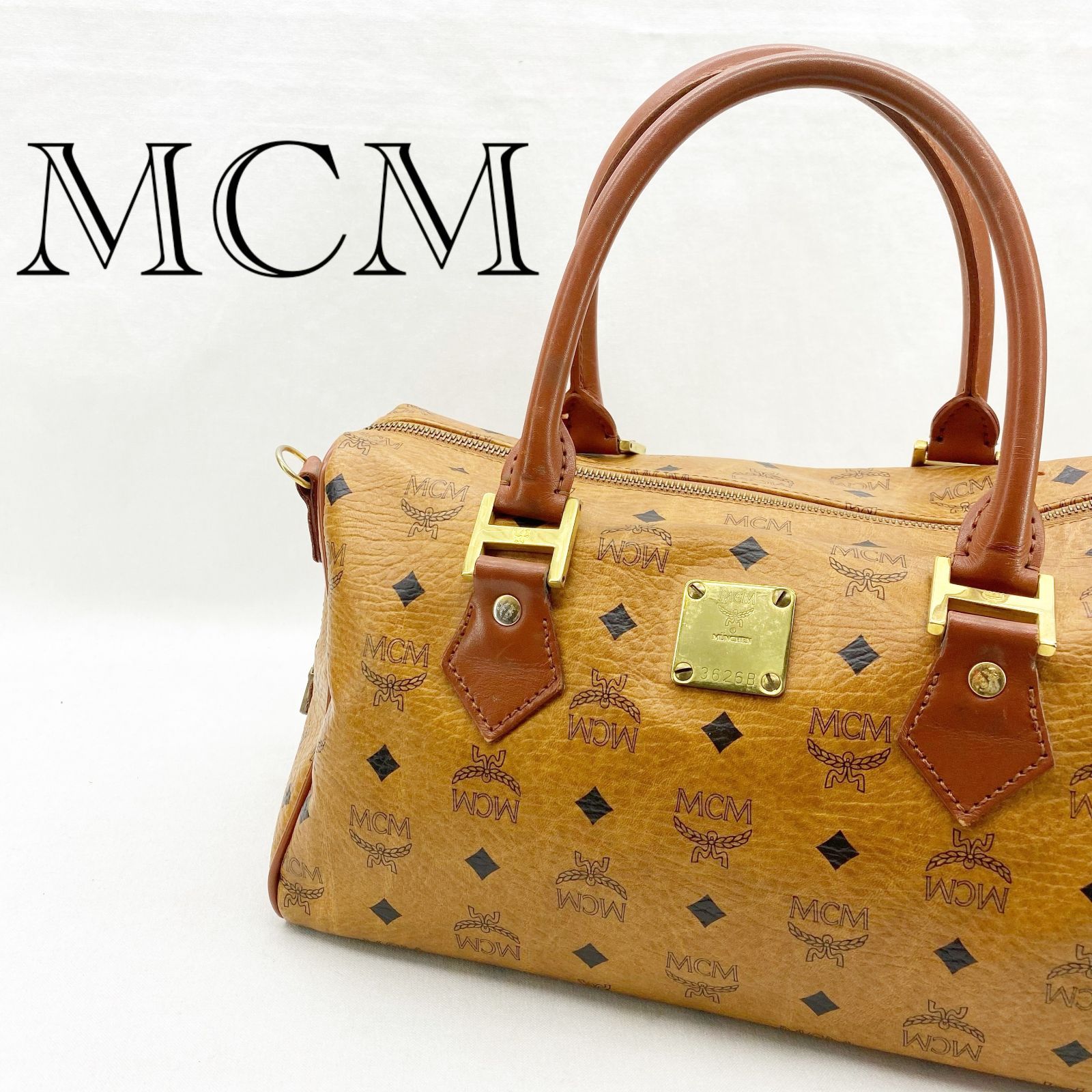 中古]MCM エムシーエム ミニボストン ヴィセトス柄_254067 - メルカリ