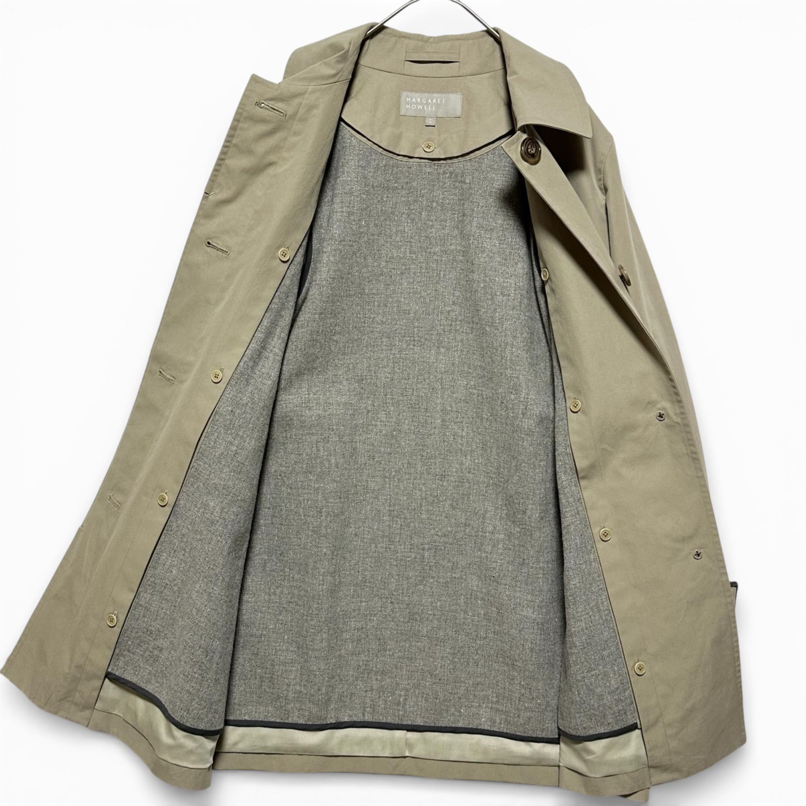 MARGARET HOWELL マーガレットハウエル ステンカラーコート Ⅱ Mサイズ