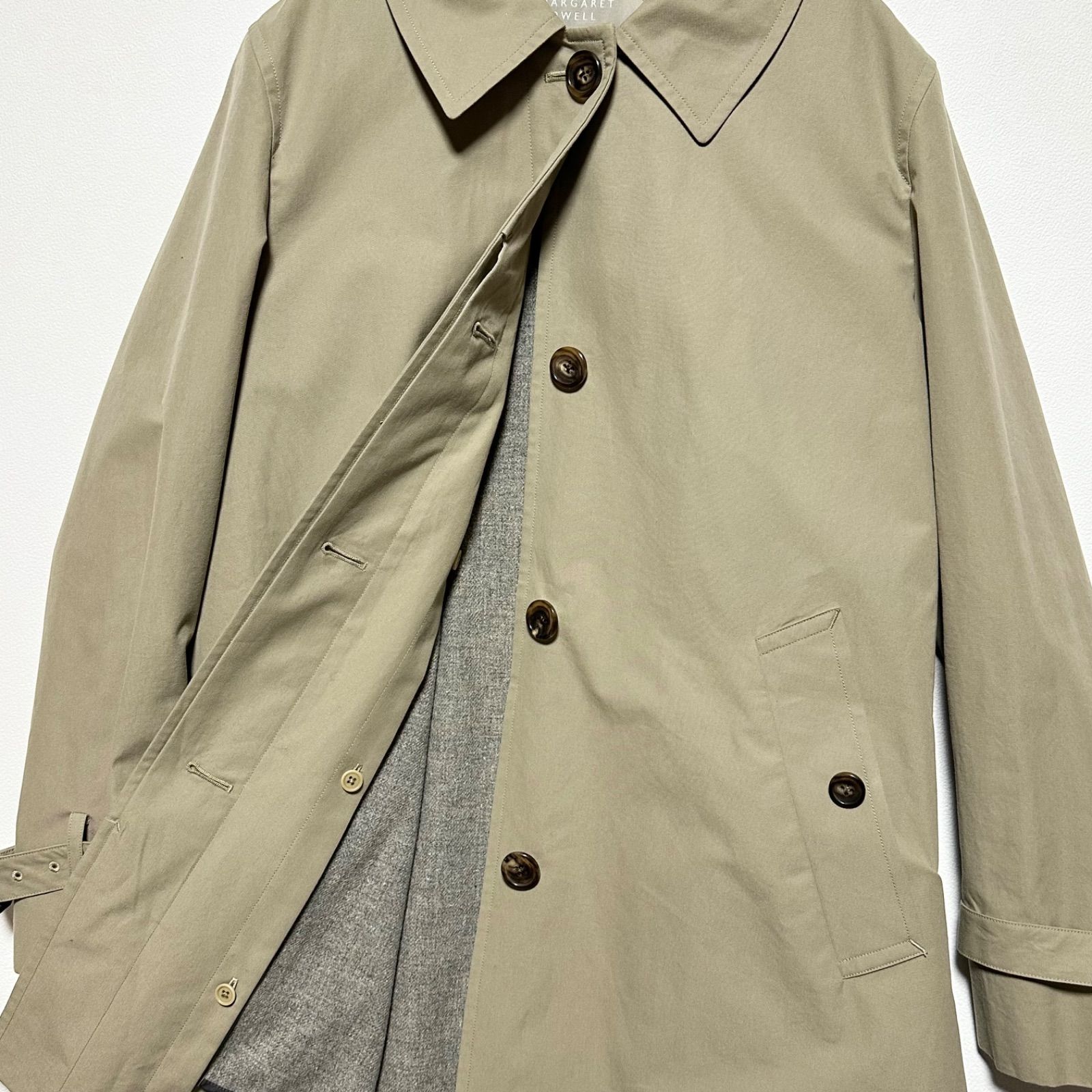 MARGARET HOWELL マーガレットハウエル ステンカラーコート Ⅱ Mサイズ