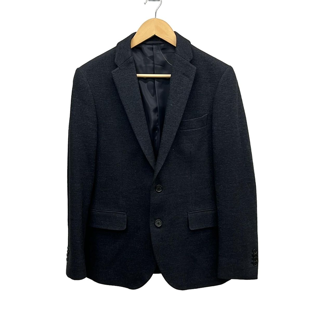 JOSEPH HOMMEダークネイビーレザージャケット 46極美品ジョセフオム JOSEPH HOMME(ジョセフオム) ジャケット サイズ46 XL メンズ美品