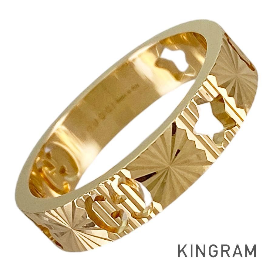 グッチ GUCCI アイコン スター K18YG 8.5号(48-49) リング ste【中古