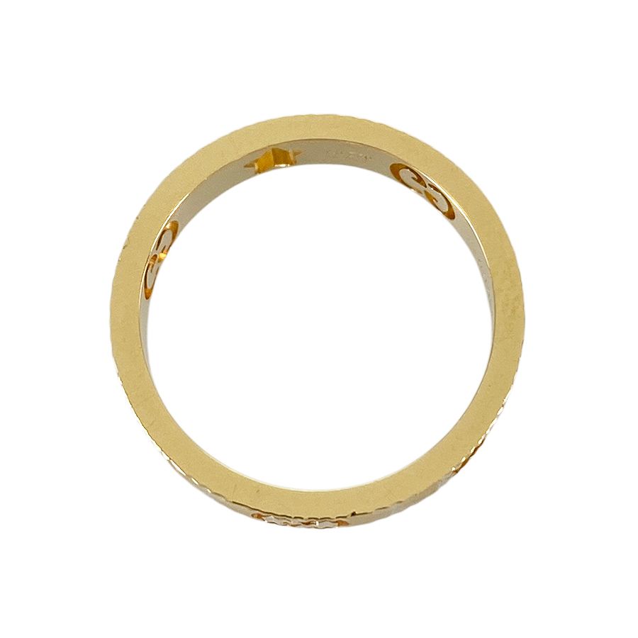 グッチ GUCCI アイコン スター K18YG 8.5号(48-49) リング ste【中古