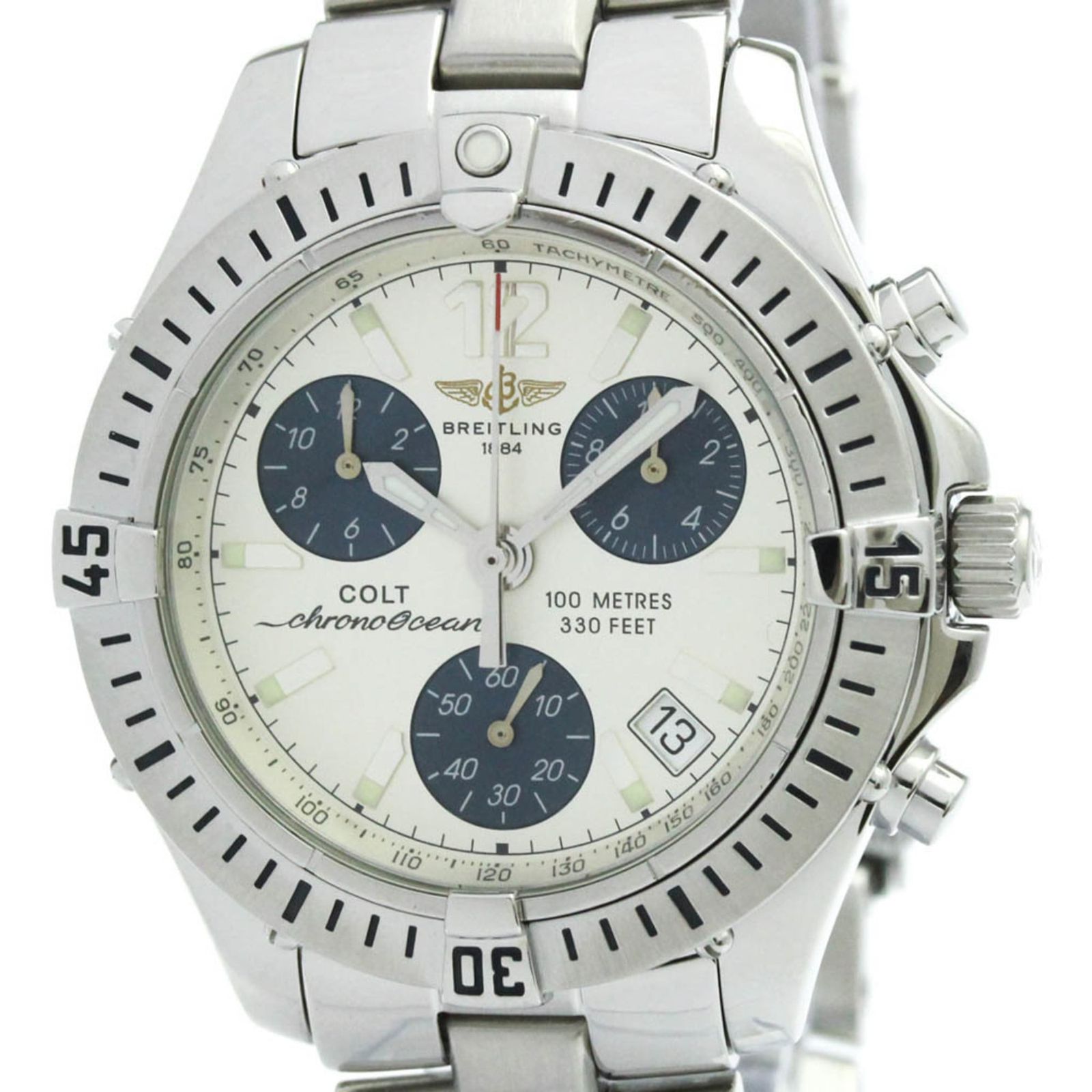 Breitling (BREITLING) Colt Chrono Ocean Stainless Steel Quartz Men's Watch A53050 (Exterior Finished)