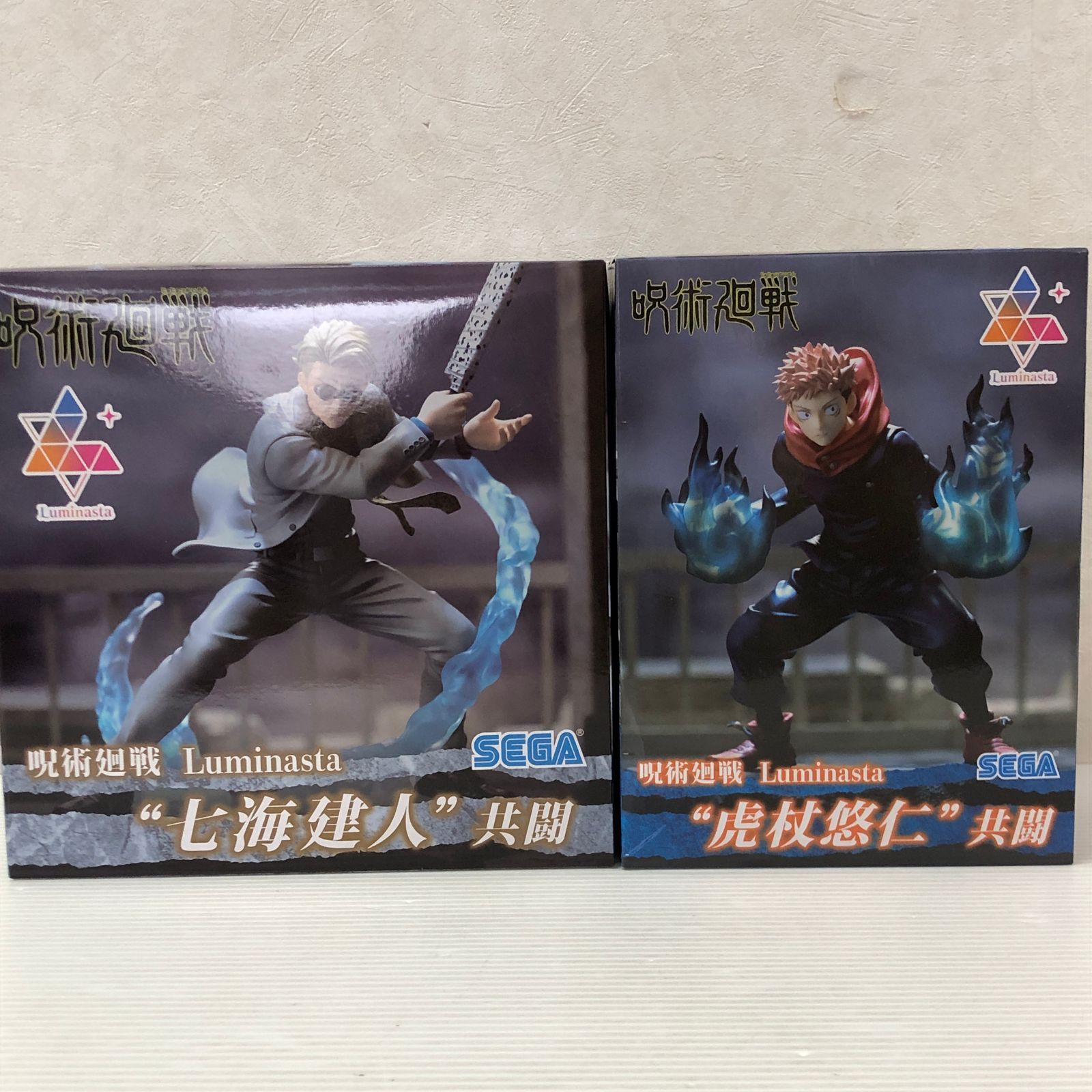 △呪術廻戦 Luminasta 虎杖悠仁 七海建人 共闘 フィギュア 2個セット