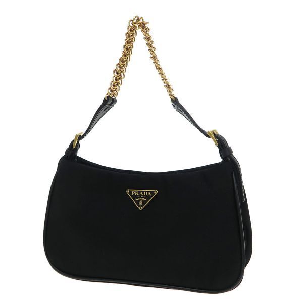 プラダ ナイロン・チェーンアクセサリーポーチ BN0141【Aランク