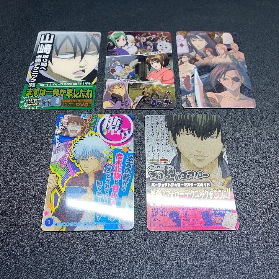 銀魂 カードガム 坂田銀時 神楽 大量 まとめ売り 寺門通親衛隊 カード