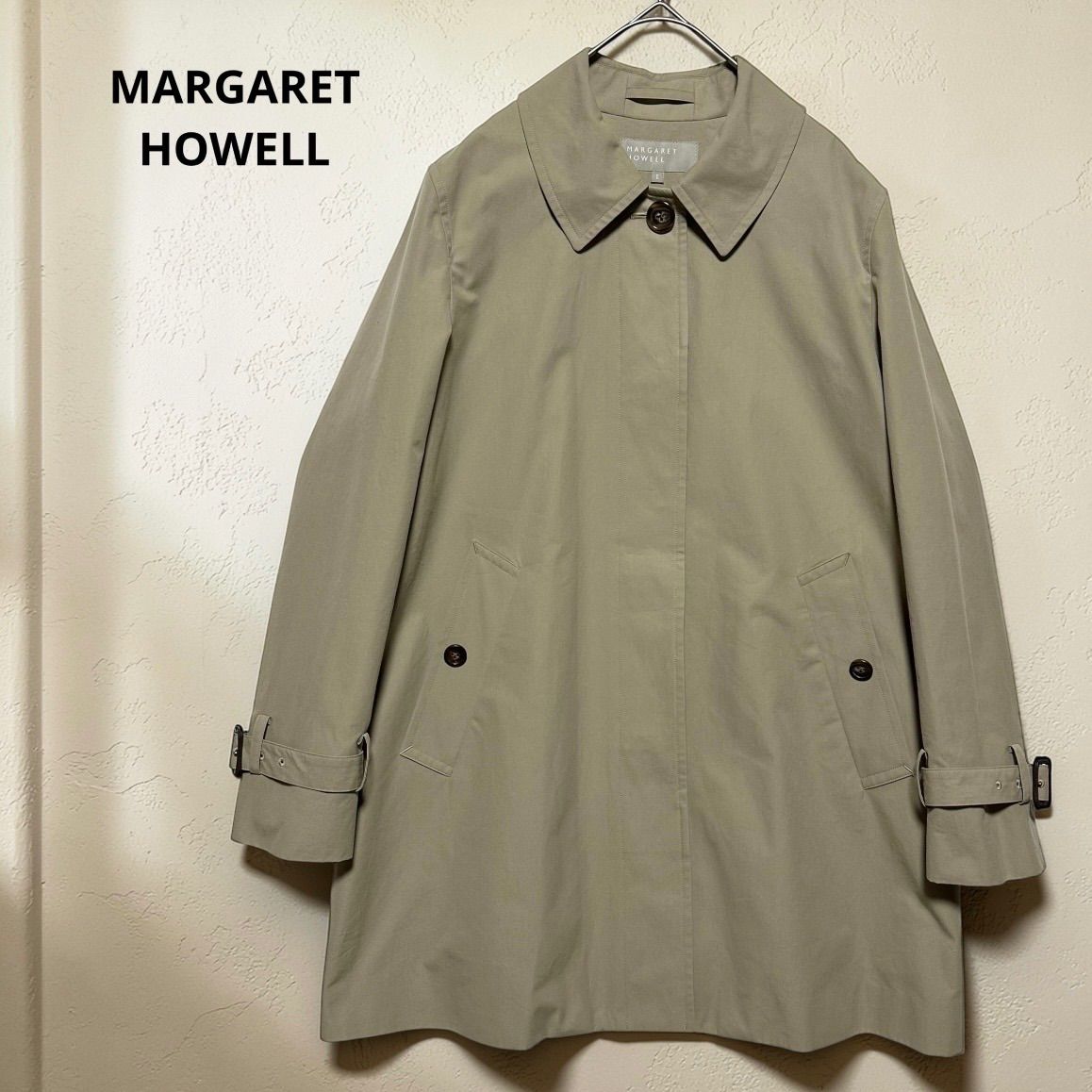 MARGARET HOWELL マーガレットハウエル ステンカラーコート Ⅱ Mサイズ